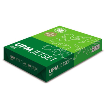 UPM佳印 80g A4打印纸 复印纸 FSC认证 加厚款 500张/包 8包/箱（4000张）