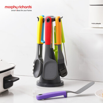 摩飞电器（Morphyrichards）厨具七件套装 硅胶厨具套装耐高温不粘锅 MR1032