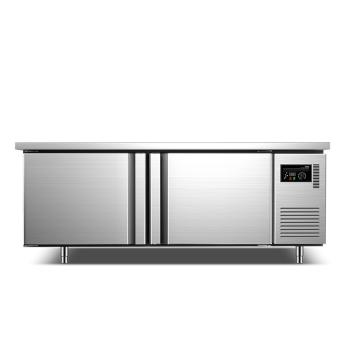 松氏（SOMCLAN）1.2米冷冻工作台冰柜保鲜操作台商用冰箱厨房平冷卧式奶茶店水吧台全不锈钢豪华款120*60*80