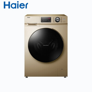 海尔（Haier）洗衣机10公斤全自动滚筒变频家用洗烘一体机G100108HB12G