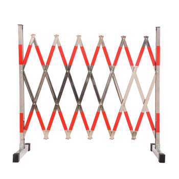 不锈钢伸缩围栏幼儿园施工安全护栏可移动折叠户外活动隔离挡栅栏 1.2