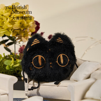 大英博物馆安德森猫猫爪毛绒挂饰钥匙扣挂件送女友520情人节礼物