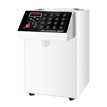 苏勒 果糖机商用奶茶店专用设备全套吧台自动果糖定量机小型恒温定量机 10L白色款