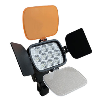 沣标（FB） LED-VL012补光灯适用单反相机摄像机机头灯新闻摄影灯 含F970电池座充