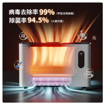 东芝（TOSHIBA）石墨烯取暖器家用欧式快热炉电暖器速热恒温居浴两用对流式防水小和煦电暖器PW-2222SCN(W)