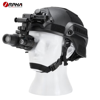 奥尔法（ORPHA） 2代+/准3代微光夜视仪高清单目单筒头盔头戴式 MG120+准三代轻便手持头戴