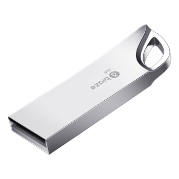 毕亚兹（BIAZE）8GB USB2.0 U盘 UP016 银色 迷你便携 金属招投标 车载U盘 办公学习通用优盘