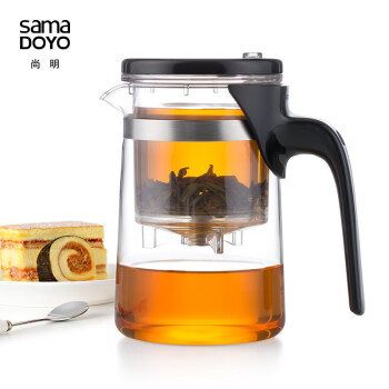 尚明 耐热玻璃茶壶 飘逸壶茶道杯茶具  500ML