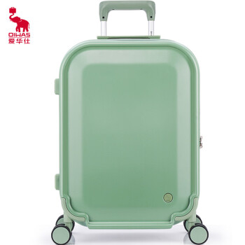 爱华仕（OIWAS）行李箱防刮密码箱高颜值旅行箱20英寸商务拉杆箱 OCX6671-20 绿色