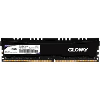 光威（Gloway）16GB DDR4 2666 台式机内存条 悍将系列