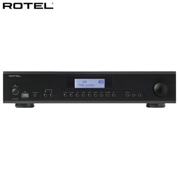 ROTEL路遥 A14MKII 音响 音箱 HIFI高保真 家用功放机 立体声合并式功率放大器 PC-USB/蓝牙 黑色