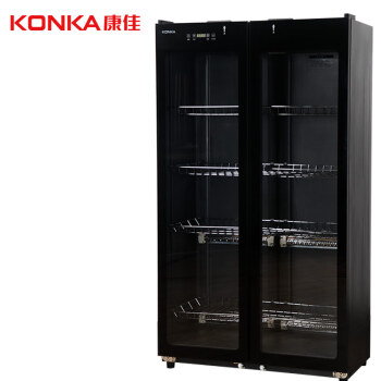 康佳（KONKA）商用消毒保洁柜立式双开门对开门厨房餐厅食堂酒店餐饮410L大容量触控数显碗柜YTP710K80