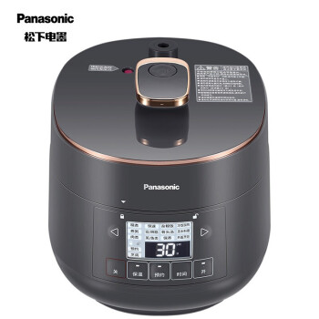 松下( Panasonic) 2L松下迷你智能电压力锅 18min快速饭 24小时预约烹调 全自动排气 SR-PB201-H