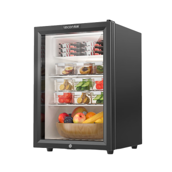 乐创（lecon）食品留样柜冰箱幼儿园食堂用水果保鲜饮料冷藏展示柜商用小型带双锁LC-BG-65