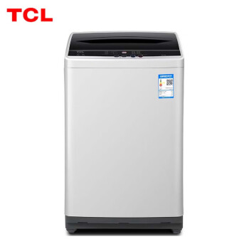 TCL 7公斤全自动波轮洗衣机 智能控制洗衣 一键脱水 10种洗涤程序 TB-V70A亮灰色