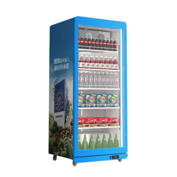 苏勒   自动售货机无人售卖机饮料零食自动贩卖机商用智能扫码开门柜   690L | 风冷 | 定制贴纸 