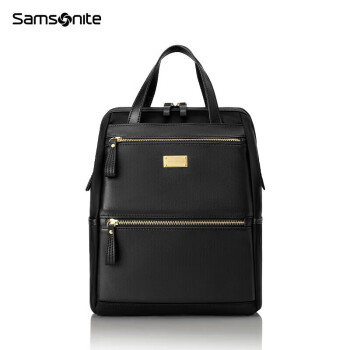 新秀丽（Samsonite）电脑包休闲双肩背包时尚可手提包黑色小号10.1英寸BT5*09003