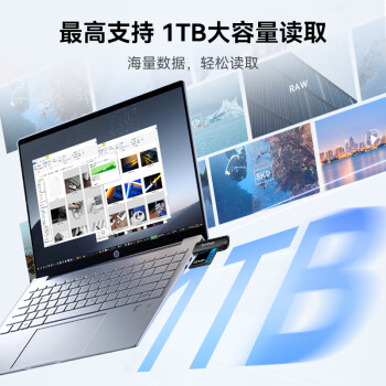 雷克沙（Lexar）USB3.2高速读卡器多合一 TF/SD 二合一  相机手机电脑行车监控无人机储存卡读卡器（RW300）