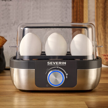 SEVERIN多功能煮蛋器EK3167三档调节【蜂鸣提醒】早餐蒸蛋器P44