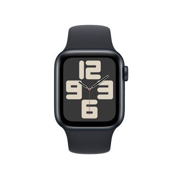 Apple/苹果 Watch SE 2023款智能手表GPS款40毫米午夜色铝金属表壳午夜色运动型表带S/M MR9X3CH/A