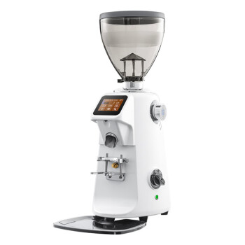 QKEJ  Q18意式磨豆机电动定量镀铬色商用咖啡研磨机   白色
