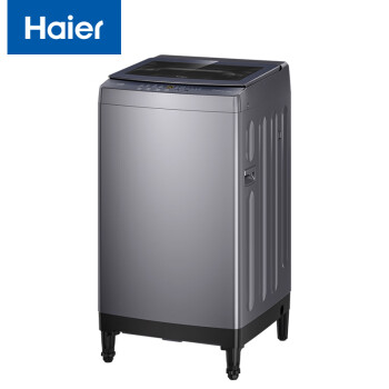 海尔（haier）全自动波轮洗衣机 直驱变频超净洗智能预约 10公斤大容量家用 XQB100-BA608 星蕴银