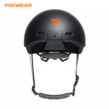 福思沃尔（FOXWEΛR） 骑行智能头盔城市通勤盔带摄像头行车记录仪 亮黑色 蓝牙通话+WiFi+手把遥控器