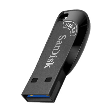 闪迪（SanDisk） USB3.0小巧U盘CZ410酷邃黑色款电脑高速商务加密办公优盘 USB3.0高速U盘 读取100MB/S 32G