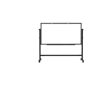 得力（deli）白板H型支架式书写可移动升降教学儿童画板/办公会议黑板家用 【升降白板】 90*150双面磁性33333