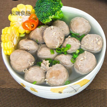 牛肉丸2斤福建龙岩永定下洋牛筋丸客家土楼丸子小吃火锅料1000g