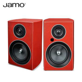 尊宝（JAMO）C707PA 无线蓝牙5.0音响HIFI高保真有源2.0声道书架音箱家庭影院电视音响家用电脑桌面音响 中国红