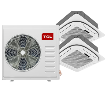 TCL中央空调5匹一拖二吸顶空调天花机多联机 变频一级能效 办公商用空调 TMV-Vd120W/N1-D 以旧换新