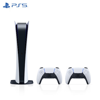 索尼（SONY）PS5 PlayStation®5 数字版 国行PS5游戏机 &DualSense无线控制器 白色