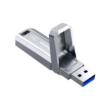 毕亚兹（BIAZE）1TB USB 3.2 固态U盘 UP-10 银色 读速450MB/s 高速传输 金属耐用