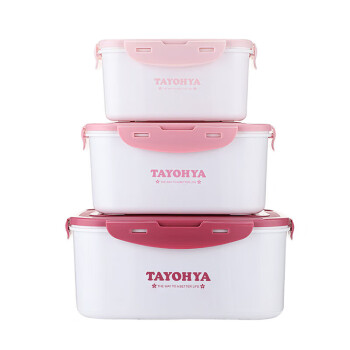 多样屋（TAYOHYA） 缤纷 沥水 保鲜盒六件套  厨房储物