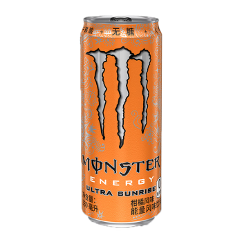 可口可乐（Coca-Cola）魔爪 Monster 柑橘味 能量风味饮料 无糖 330ml*24罐