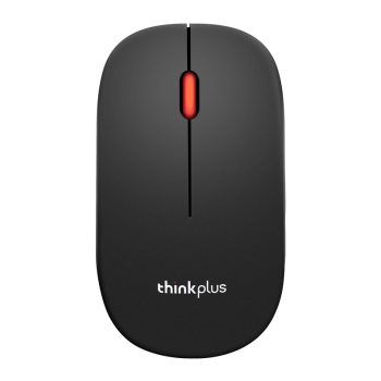 ThinkPad联想（thinkplus）USB有线办公小红点轻音鼠标人体工学对称设计 1.8米长线笔记本电脑台式机通用