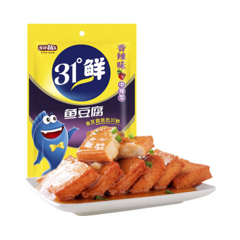 盐津铺子鱼豆腐（香辣味）85g*3袋休闲零食小吃追剧小零食