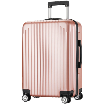 梵地亚行李箱男大容量26英寸学生旅行箱拉杆箱包女密码皮箱子玫瑰金