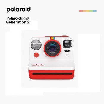 Polaroid 宝丽来 拍立得相机 Now Gen2一次成像复古相机 生日礼物送男女友 红色（含i-Type白框相纸*2）\t