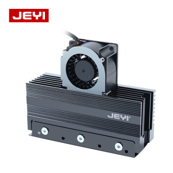 佳翼（JEYI）M.2硬盘散热器 风冷 M2 2280固态硬盘散热风扇NVME SSD散热片散热马甲 冰川风神