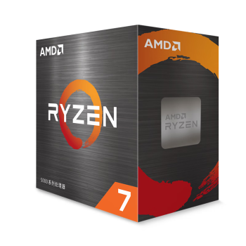 AMD 锐龙7 5700X处理器(r7) 8核16线程 加速频率至高4.6GHz 65W AM4接口 盒装CPU