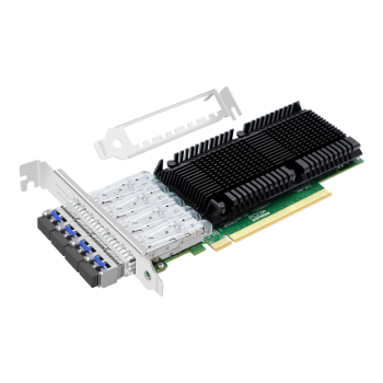 EB-LINK intel  E810XXVAM2芯片25G四口单模光纤网卡PCI-E X16服务器网卡网络适配器支持RDMA