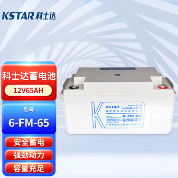 科士达（KSTAR)12V65AH固定性密封免维护蓄电池6-FM-65适用于UPS不间断电源