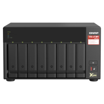 威联通（QNAP）TS-873A 32G内存 八盘位nas网络存储服务器磁盘阵列（含硬盘22T*8+网卡）