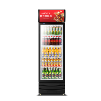 新飞（Frestec）288升商用展示柜冷藏保鲜柜 超市饮料啤酒水果冷饮蛋糕食品立式冷柜陈列柜冰箱 单门直冷下机