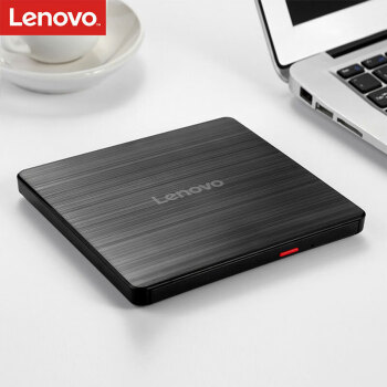 联想（Lenovo） 8倍速 USB2.0 外置光驱 DVD刻录机 移动光驱 黑色 GP70N 灰色（USB接口） 全国联保