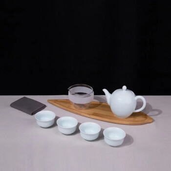 万春和  一叶一茶 270毫升 茶壶 茶海 茶杯 提手锦盒包装