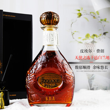 原瓶进口法国洋酒皮埃尔费朗干邑白兰地北京联系可闪送费朗天使之选