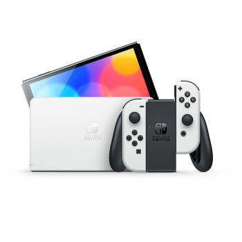 Nintendo Switch任天堂 国行游戏机（OLED版）配白色Joy-Con NS家用体感便携游戏掌上机休闲家庭聚会礼物